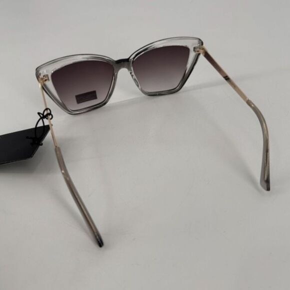 NWT Kendall+Kylie Charlotte Womens‎ Cat Eye Polarized Sunglasses Gray Crystal - Picture 13 of 16